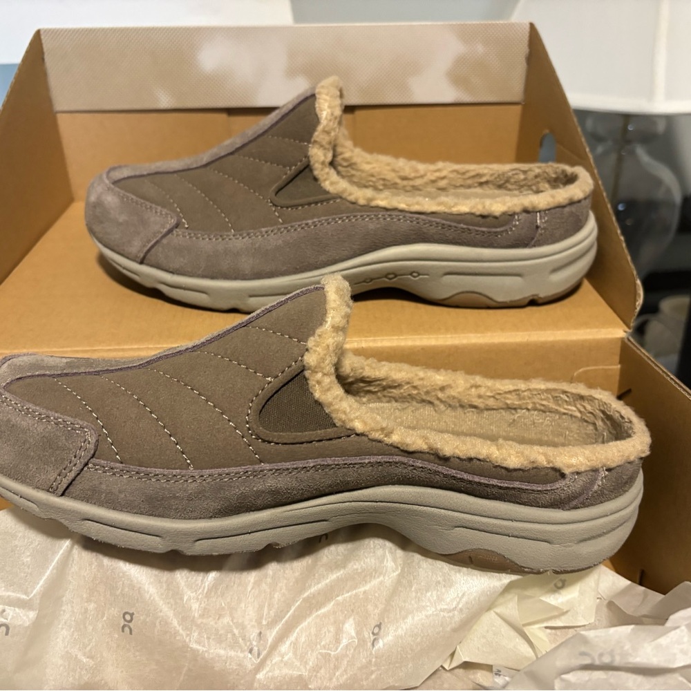 Easy Spirit Brown Slip-On Shoes